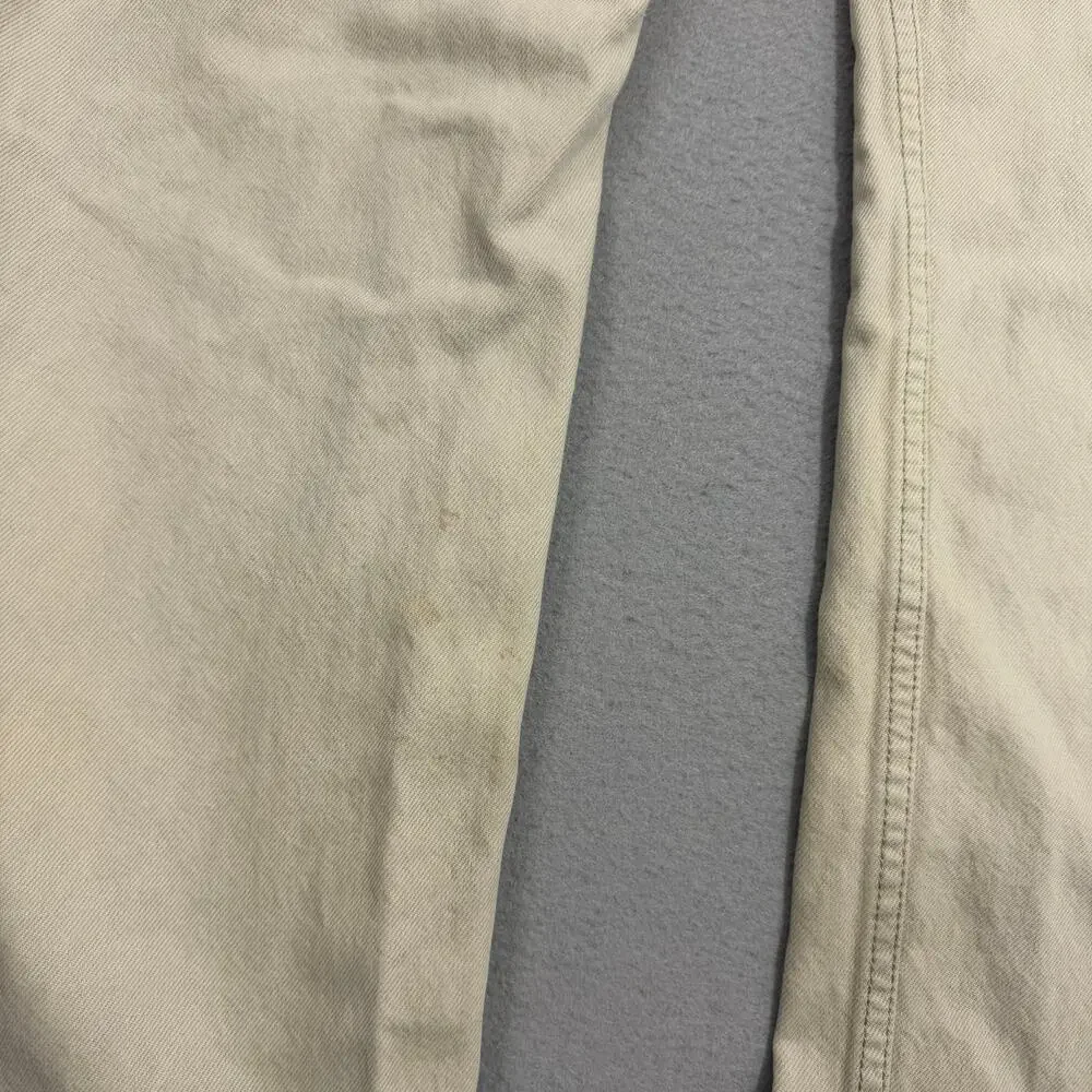 Vintage Levis 505 Regular Fit Jeans Men's 38x34 (Fits 36x33) Cream y2k 2008